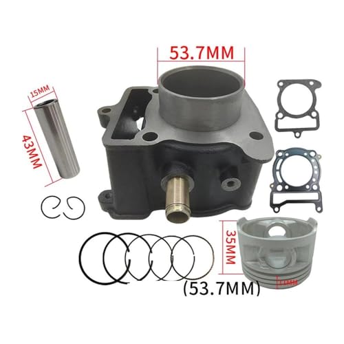 Segments piston kit de joint piston cylindre moto YP125E alésage 53.7mm