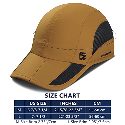 Gadiemkensd Running Hats For Mens Baseball Cap Quick Dry Sport Caps Lightweight Unstructured Brown Hat Soft Gorras Para Hombres Bucket Trucker Dad Ups Hat For Summer Camping Fishing Hiking Golf L #TOP4