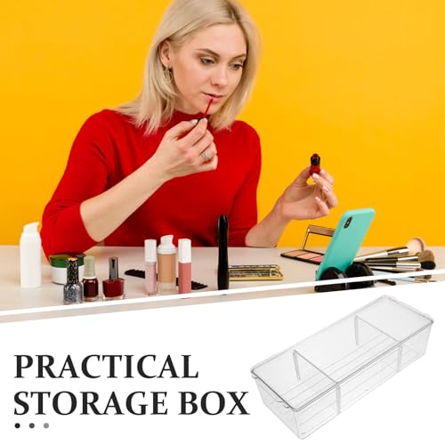 Boîte de rangement transparent PLAFOPE avec compartiments pour bureau et médicaments - 3