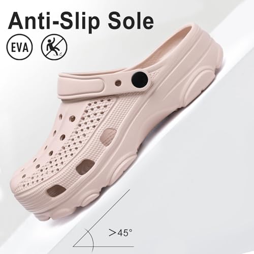 Image of Beslip Comfortable Garden Clogs for Women and Men with Medium Arch Support | Waterproof Slip-Resistant Sandals, Lightweight EVA Slip-On Shoes for Indoor Outdoor