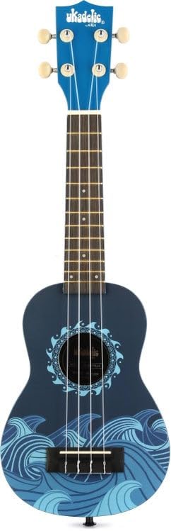 Ukadelic Soprano Ukulele - Deep Blue