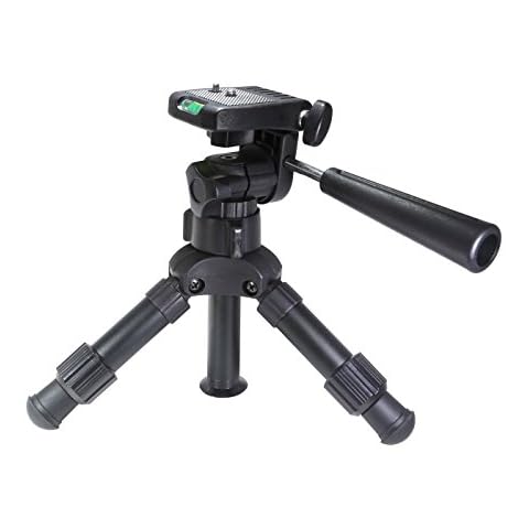 Vidpro TT-12 Heavy Duty Table Top Tripod with 3-Way Pan Head Cover