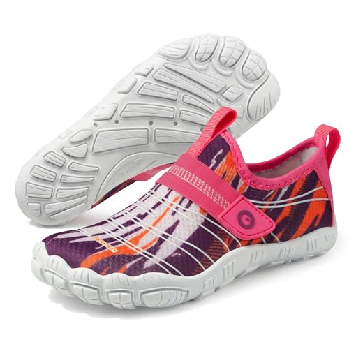 Image of SEEKWAY Barefoot Water Shoes for Kids - Wide Toe Box and Quick-Dry Sand Shoes Toddler for Hiking Swim Beach Pool Kayak Sport Accessories, Camping Essentials Must-Haves for Boys Girls Sizes