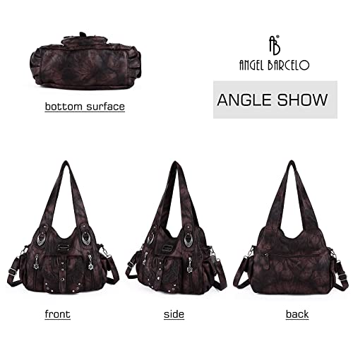 Image of Angel Barcelo Hobo Bag for Women Crossbody Purse and Handbags Shoulder Bags