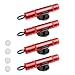 BigKing 2 x Car Emergency Hammer, Car Windscreen Breaker with Seat Belt, Quick Cutter Emergency Window Breaker &amp; Escape Safety Hammer, Car Escape Emergency Tool Suitable for All Vehicles (4*Red)