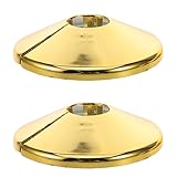 VALICLUD 2 Pcs 15mm PVC Plumbing Pipe Escutcheon Covers Round Trim Plates for Bathroom and Kitchen Water Pipe