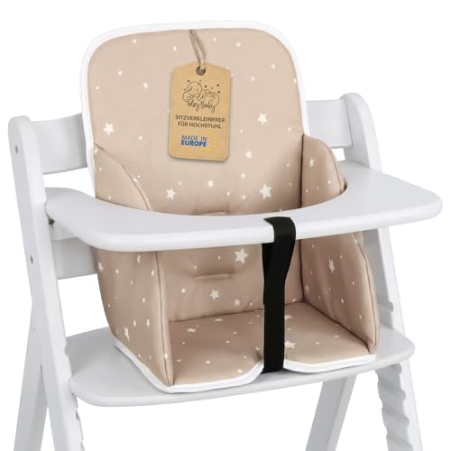 Housse chaise haute bebe - coussin assise pour bébé confortable coussins et housses pour chaises Hauck et Stokke enfant avec un revêtement imperméable...