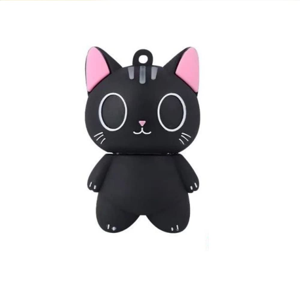 Cartoon cat USB Flash Drive 64gb Memory Thumb Stick U Disk Graduation Photography Gift 128GB (64GB, cat)