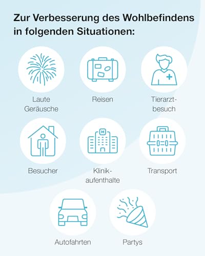 Vetoquinol Zylkene Chews 225 mg | Doppelpack | 2 x 14 Chews | Ergänzungsfuttermittel für Hunde und Katzen | mehr Wohlbefinden in ungewohnten Situationen