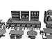 Tavern Bar Furniture Set DND Terrain 28mm for Dungeons and Dragons, Pathfinder, Warhammer 40k, RPG, Miniatures, Age of Sigmar, Tabletop, D and D Gifts