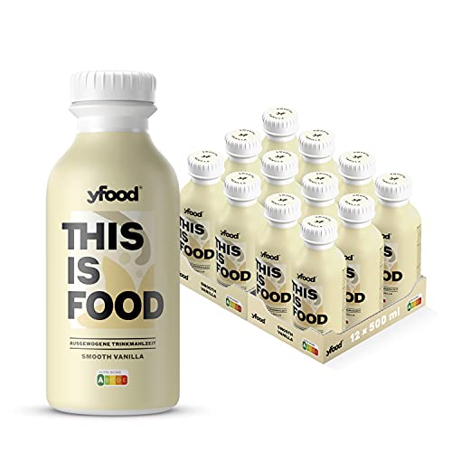 yfood vanilla | batido sustitutivo | THIS IS FOOD drink | 34g de proteínas, 26 vitaminas y minerals...