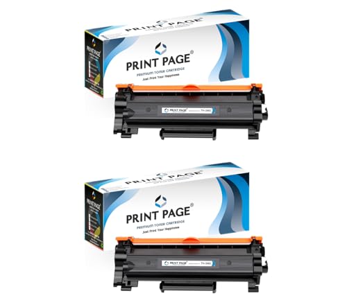 Image of TN-2465 Toner Cartridge Compatible for Printers HL-L2351DW, DCP-L2531DW (Set of 2)
