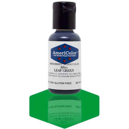 AmeriColor AmeriMist Leaf Green Airbrush Food Color, .65 oz.