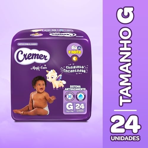 Fralda Cremer Jumbo G 24 Unidades Fralda Cremer Jumbo G 24 Unidades