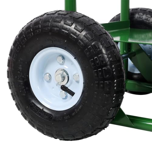 Carretilla para cilindros de soldadura doble con ruedas neumáticas 10" miniatura 6