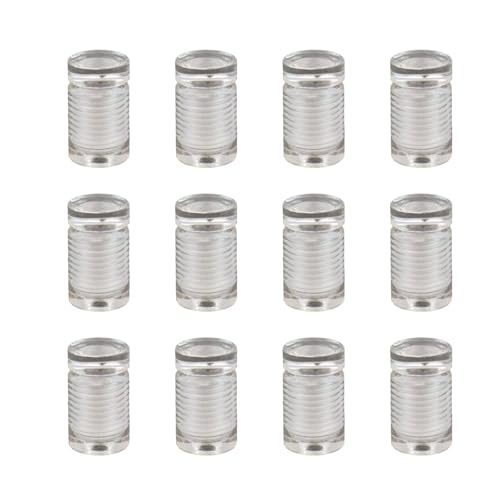 Image of Antrader Acrylic Standoff Screws,Advertising Standoff Mount,10 x 13m,12Pcs | Wall Standoff Screws for Advertising Board Hanging Acrylic Picture Frame