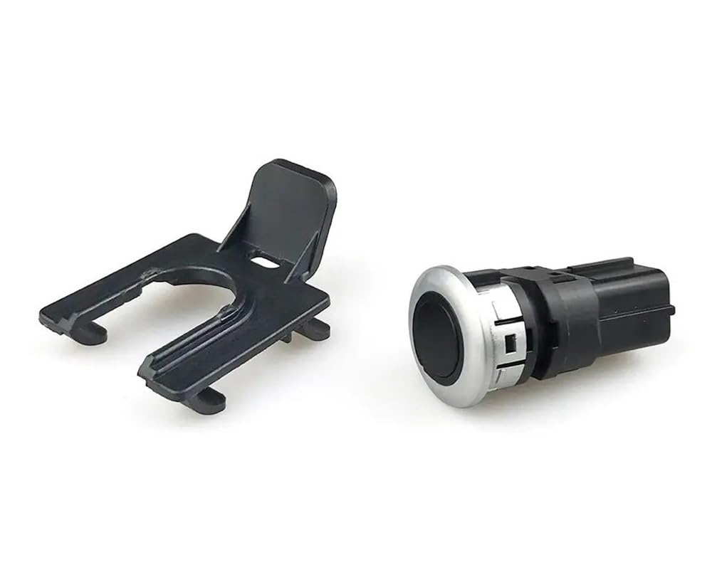 Compatible con Kia para Carnival para Sedona EX LX 3.5L V6 2006-2012 95700-4D500 95700-0M100 Soporte de conector de sensor de estacionamiento PDC de parachoques Radar De Aparcamiento(Sensor+holder)