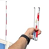 BOARDEE Multi-Foldable Volleyball Antenna Set – Portable Folding Fiberglass Antennas for Volleyball and Beach Volleyball, Indoor & Outdoor Courts, Training