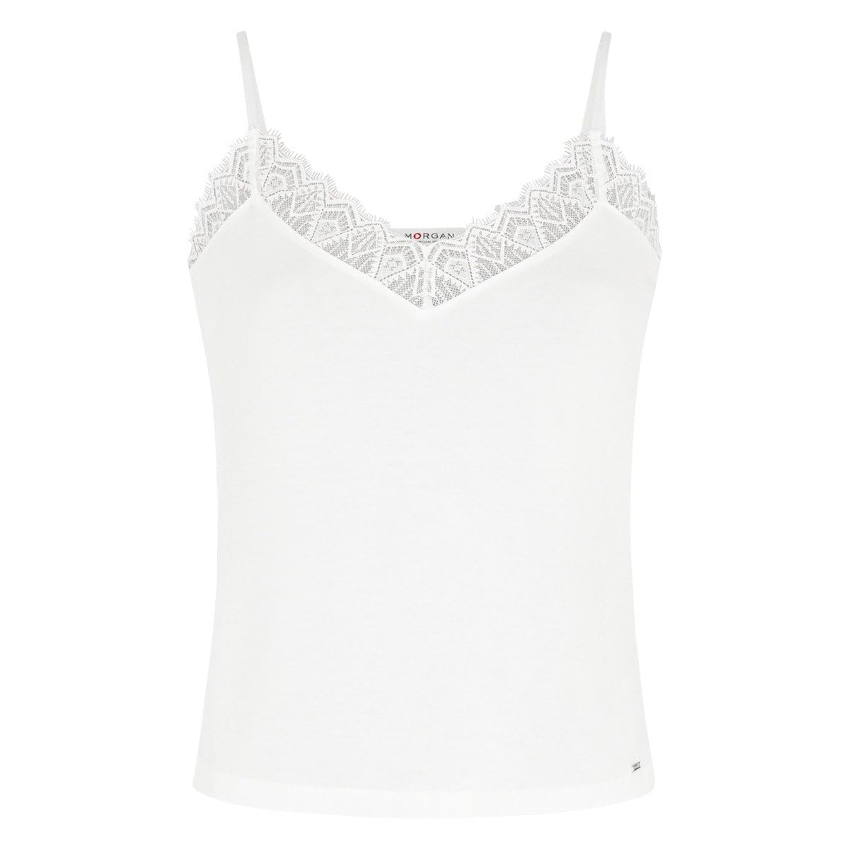 Morgan Women's 242-betina Tank Tops, Off White, XL