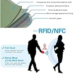 Passport Holder for Travel, Rfid Blocking Passport Wallet Travel Documents Organizer, Waterproof Family Passport Holder with Wrist Strap for Men & Women, Green - Image 4