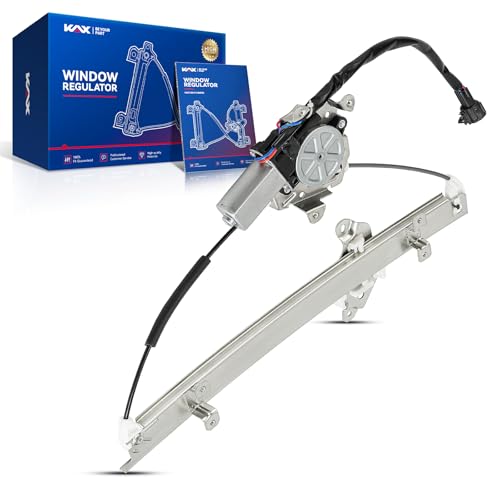 Image of KAX Front Left Power Window Regulator w /Motor for Nissan Versa 2007-2012 | Front Left Driver Side 751-211 Power Window Lifter Replaces 80721EE00D,80721EE00B,80721EE00C(6-Pin)