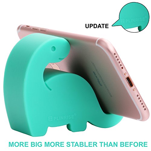 Plinrise Animal Desk Phone Stand, Update Dinosaur Silicone Office Phone Holder, Creative Phone Tablet Stand Mounts, Size:1.3" X 3.1" X 2.8"(T-Blue) #TOP6
