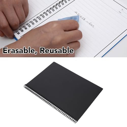 Carnet intelligent réutilisable noir Sorandy format B5 à spirale avec couverture étanche - 5