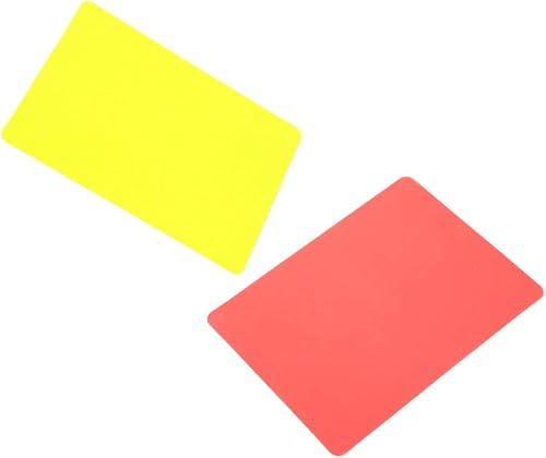 Miniatura 7 de plplaaoo Tarjetas de árbitro deportivo, tarjetas rojas y amarillas de fútbol, equipo de herramienta de árbitro de juegos de fútbol récord, tarjeta