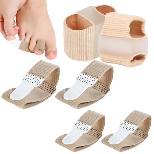 6 Pack Toe Separators Silicone Toe Protectors for Bunion Pain Relief and Overlapping Toes Finger Shape Design for Foot Alignment Ideal for Yoga Running and Daily Wear with Two Style Options