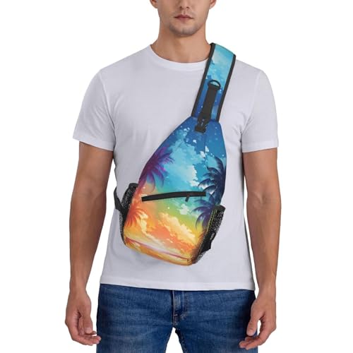 Bolso Bandolera Unisex Estilo Playa Tropical Ligero miniatura 7