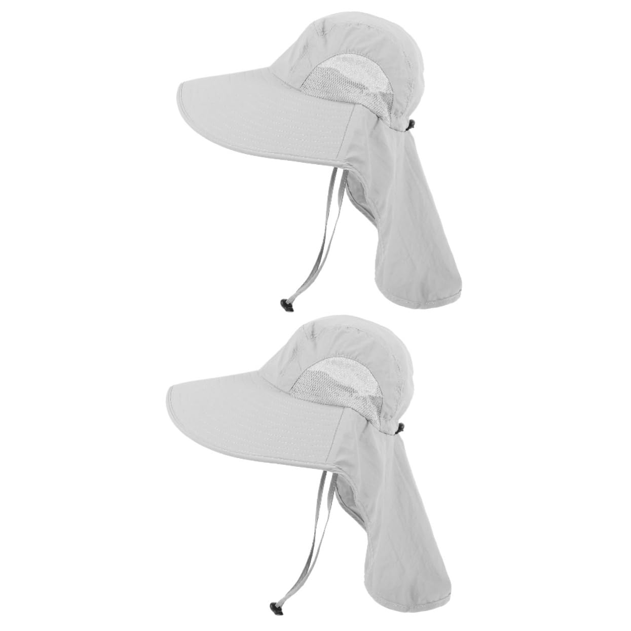 BESPORTBLE 2Pcs Cappello Pescatore Cappelli Trekking Per Uomo Protezione Solare Cappelli Boonie Cappelli UV Protezione Solare Cappello Trekking Cappello Pesca Pieghevole Berretto