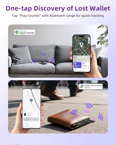 Image of Wallet Tracker Card, Bluetooth Tracking Card (iOS & Android)