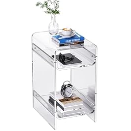 Clear Acrylic Side Table,...