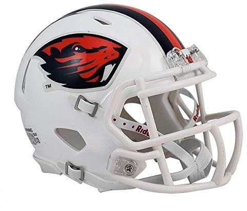 Oregon State Beavers White Riddell Speed Mini Football Helmet