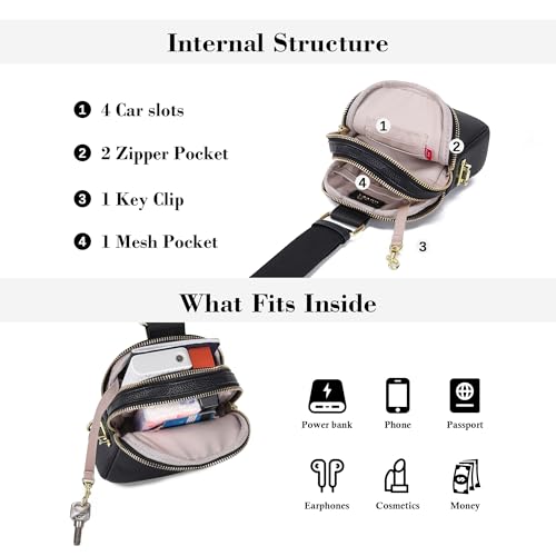 INICAT Anti Theft RFID Sling Purse