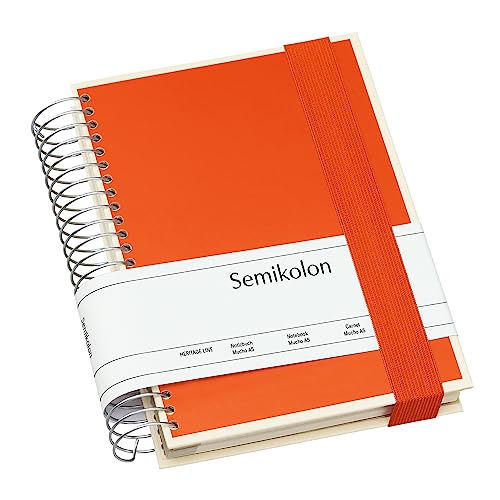 Mucho Spiral A5 Orange + + + 165 Sheets Beige