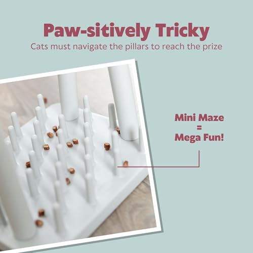TRIXIE interaktives Katzenspielzeug Cat Activity Turn Around, Intelligenzspielzeug für Katzen, Strategie-Spiel zur geistigen Förderung & spielerischem Lernen, 22x33 cm, tierschutzkonform - 4591