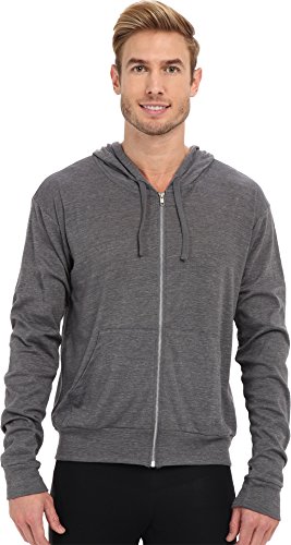 Alo Yoga Men's Hero Hoodie, Asphalt Performance Blend, XX-Large