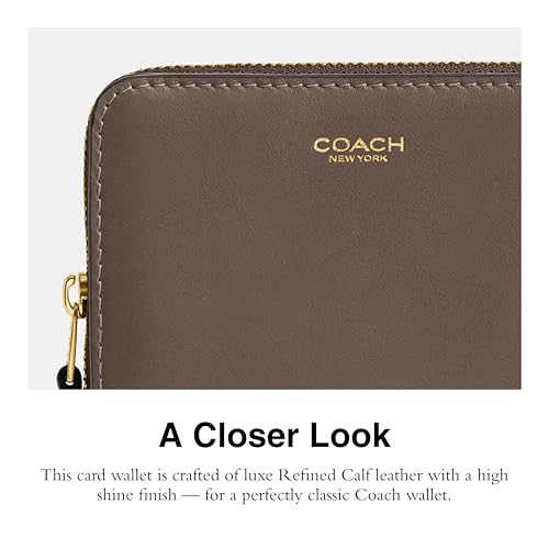 Coach Women's Billfold Wallet Bi-Fold, B4/Dark Stone4