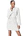 Produktbild Amazon-Marke: find. Damen Hemdkleid, Mehrfarbig (Ivory Mix), 36, Label: S
