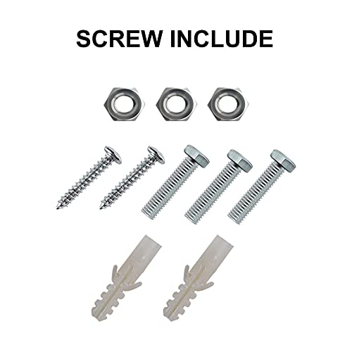 Owlcat L-Shape Dome Cctv Security Camera Mount Bracket Metal Right Angle Wall Ceiling Mount Bracket For 2.5Inch Video Surveillance Mini Dome Ip Camera Side Bracket, White, 115 X 102 X 50Mm (L115-1) #TOP1