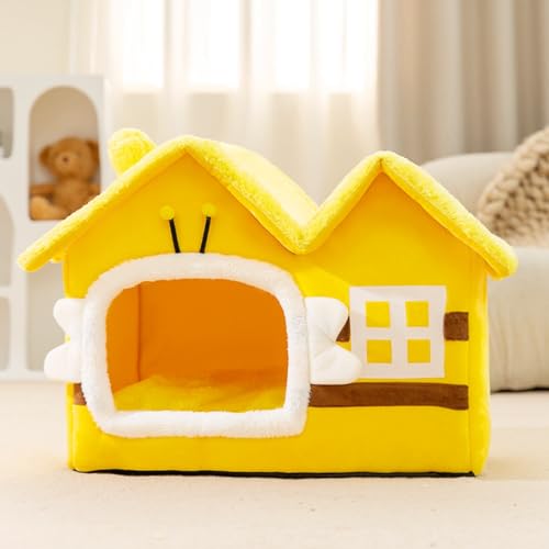猫ハウス 暖かい ペットハウス 冬用 ペットベッド 保温 寒さ対策 猫用 ハウス 折りたたみ式 猫ベッド ぐっすり眠れる 快適 小型犬向け 犬 ベッド 犬用 ハウス 犬猫用 ふわふわ クッション付き 滑り止め 洗える