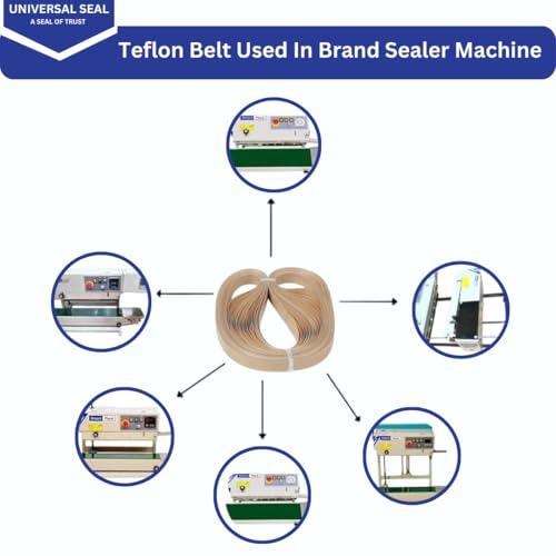 Image of Teflon Belt for Band Sealer Machine Model FR-770 (Size-770,mm X 15,mm,)(Pack of 50,Piece)