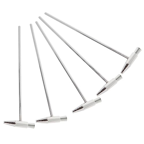 TOPPERFUN 5本 ミニ ハンマー 時計 修理 ハンマー チューニング ハンマー 小型 鉄 ハンマー 時計職人 ハンマー ジュエリー 製作 ハンマー 時計職人 手 工具 ハンマー ジュエリー 製