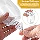 WEFHEF 2 Stück Weingläser To Go 200 ml Camping Weinglas Wiederverwendbar Plastik Rotweingläser To Go Abnehmbar Rotweingläser BPA-frei Camping Zubehörfür Reisen Outdoor Picnik
