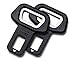 Disattiva allarme della cintura di sicurezza con apribottiglie integrato Pentaton, Fibbia per la cintura di sicurezza, Disattiva allarme, Nero (2 pezzi)