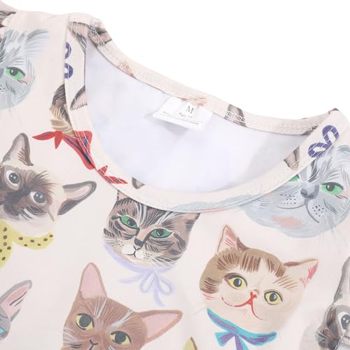 Toddler Girl Casual Dress Bow Print Ruffle Bottom Casual Dress Summer Clothes 2-8Y2