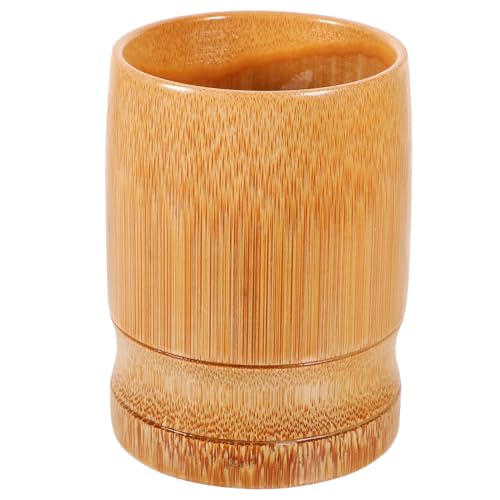 HOMOBABE 竹製の伝統的な 米計量カップ 正確な目盛り付きで 無洗米や粉類の計量に 丈夫で割れにくい 平口設計 母の日や贈り物にも