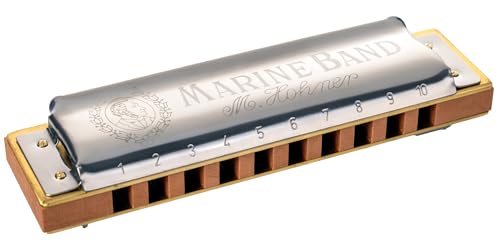 Harmonica Marine Band FSharp Hohner diatonique 10 trous tonalité Fa dièse