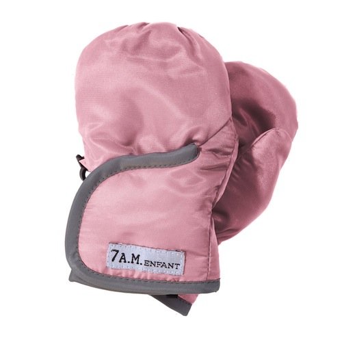 7AM Enfant Classic Mittens 500, Rose/Grey, X Large